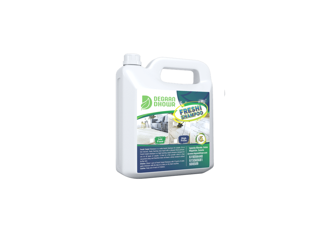 Carpet Shampoo High & low Foam - 4 X  5 Ltr